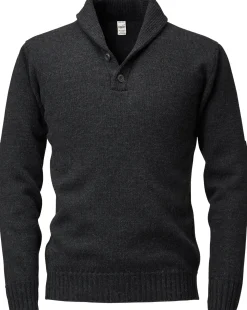 Herrenpullover Schalkragen