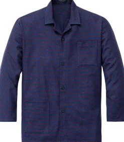 Herrenpyjama Flanell gemustert
