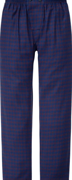 Herrenpyjama Flanell gemustert