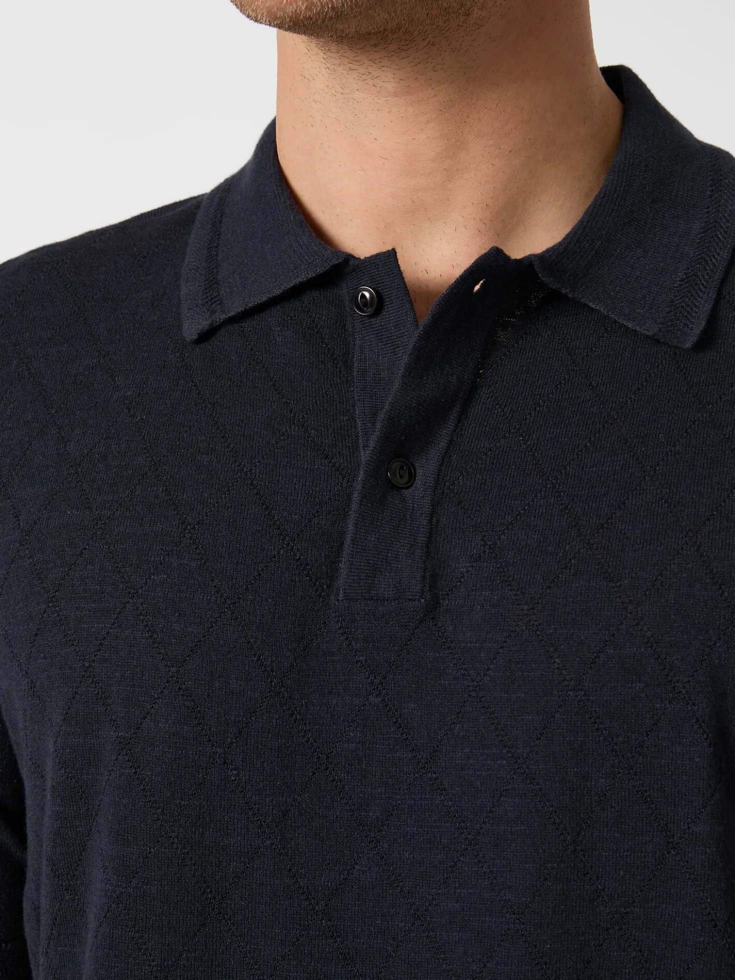 Herren-Strickpolo