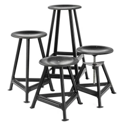 Hocker Chemnitz, höhenverstellbar, monochrom