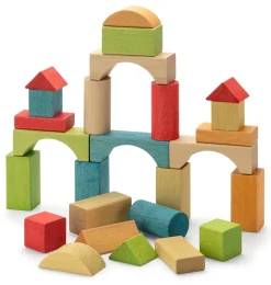 Holzbauklötze bunt