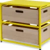 Holzkiste zu Schubladenregal Stellage zwei