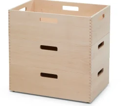 Holzkiste zu Schubladenregal Stellage zwei