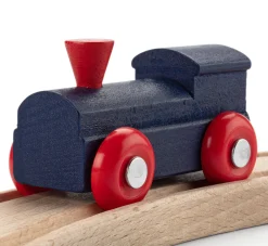 Holzschienenbahn