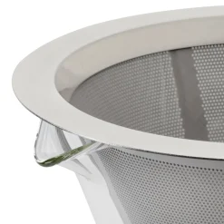 Kaffeebereiter mit Dauerfilter Borosilikatglas