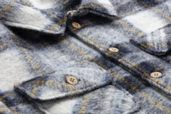 Kinder-Hemdjacke Wollwalk kariert