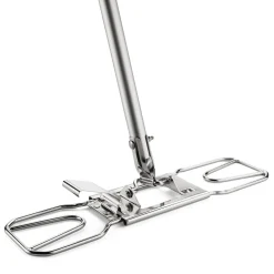 Klapphalter Edelstahl mit Aluminiumstiel