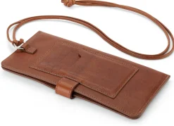 Kleine Umhängetasche Rindleder, braun