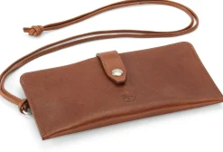 Kleine Umhängetasche Rindleder, braun