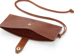 Kleine Umhängetasche Rindleder, braun