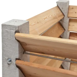 Kompostkiste Beton / Kiefernholz