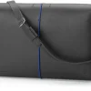 Leder-Umhängetasche klein, schwarz