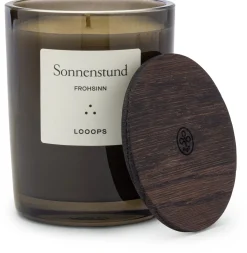 Looops Duftkerze mit Holzdeckel