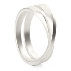 Möbius-Ring Silber