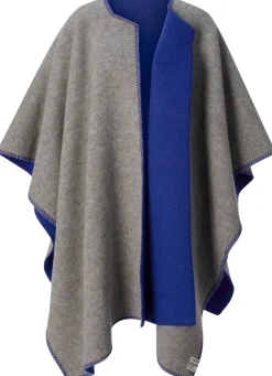 Norwegischer Lang-Poncho Lammwolle