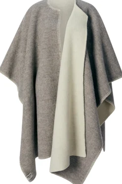 Norwegischer Lang-Poncho Lammwolle
