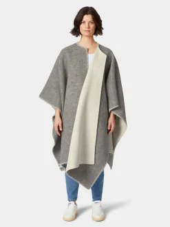 Norwegischer Lang-Poncho Lammwolle