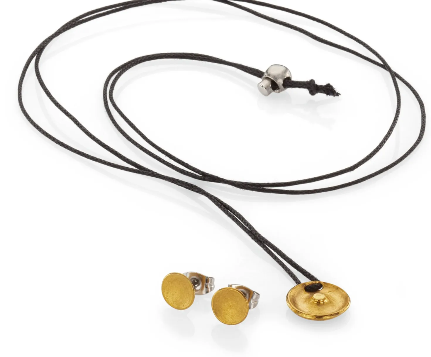 Ohrstecker Flussgold