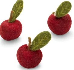 Äpfel Filz rot