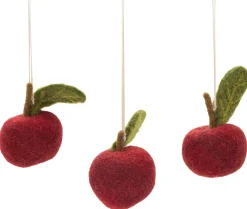 Äpfel Filz rot