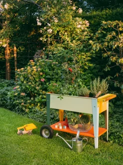 Rollbares Hochbeet für Kinder
