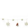 Schneemann-Girlande Filz