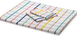 Serviette bunt kariert (2 Stück)