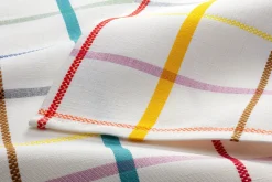 Serviette bunt kariert (2 Stück)