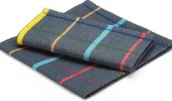 Serviette bunt kariert (2 Stück)