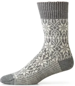 Socke Jacquard Schurwolle