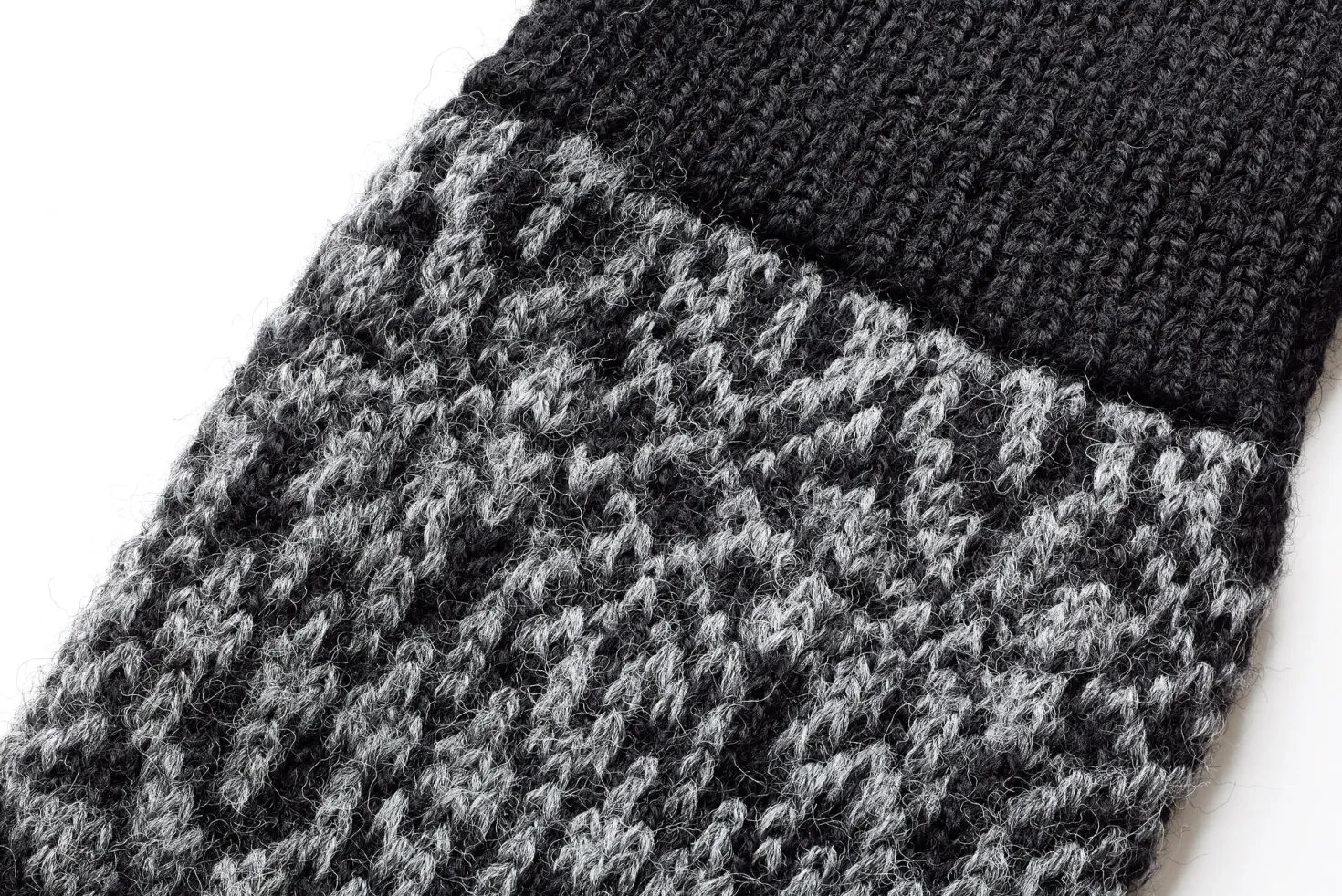 Socke Jacquard Schurwolle