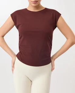 Sport-Shirt mit seitlicher Raffung