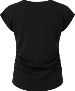 Sport-Shirt mit seitlicher Raffung
