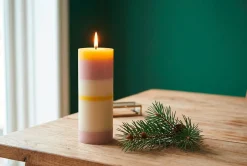 Stumpenkerze Weihnachtsengel
