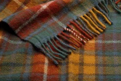 Tartan-Schurwolldecke Antique Buchanan