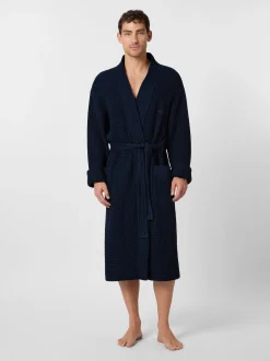 Unisex-Bademantel Waffelpiqué