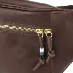 Unisex-Hüfttasche, dunkelbraun