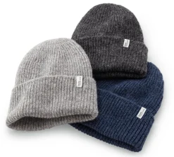 Unisex-Strickmütze Rippe