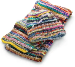 Unisex-Strickschal, Multicolor