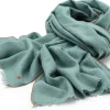 Unisex-Wollschal N° 100, Salbei