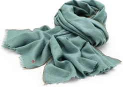 Unisex-Wollschal N° 100, Salbei