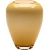 Vase Harzkristall honiggelb