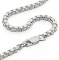 Venezianerkette eckig, Silber