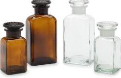 Vierkantflasche Glas
