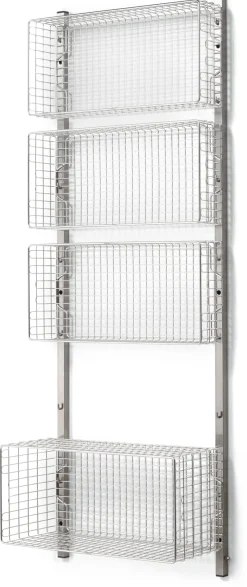 Wandhakenschiene zu Regalsystem Inox