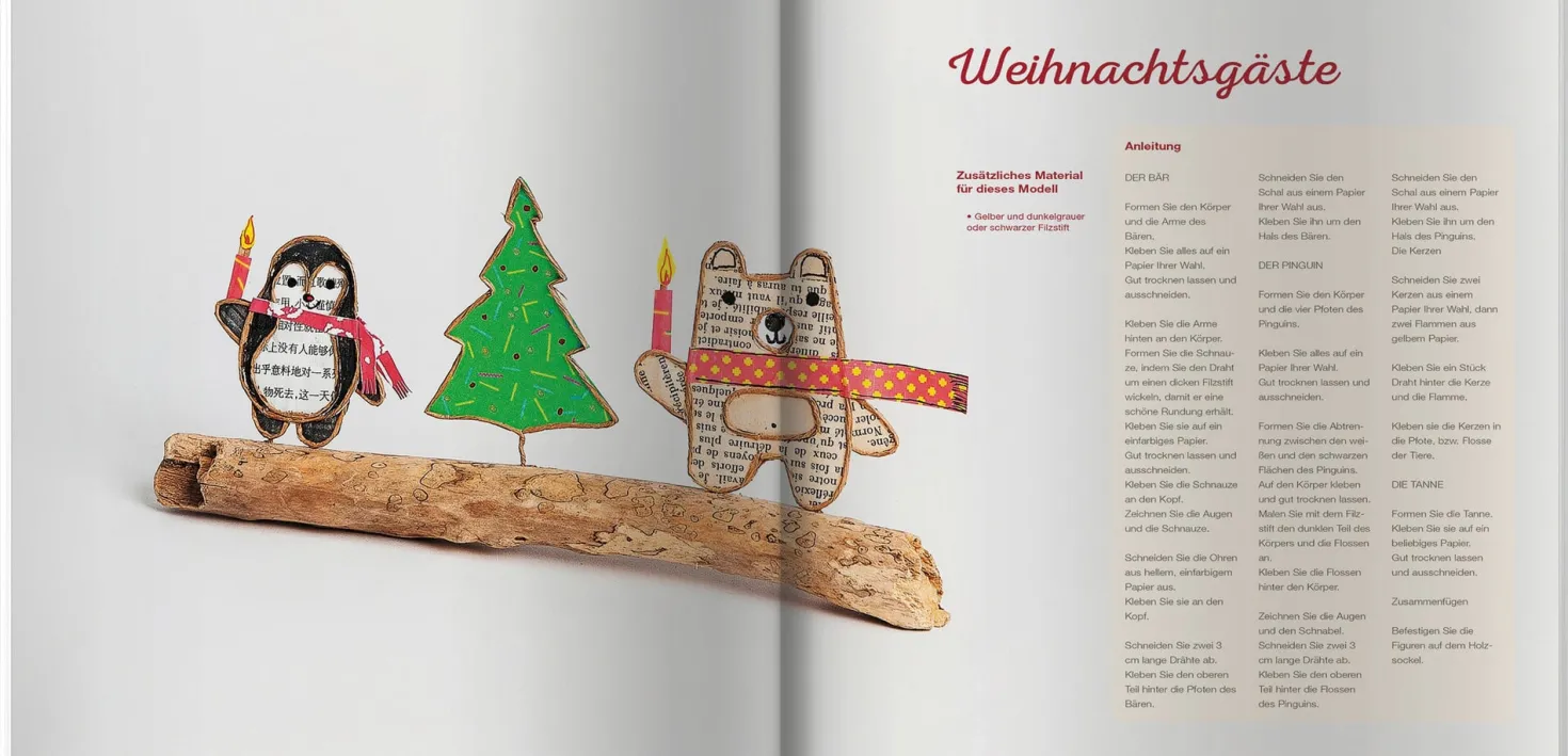 Weihnachtliches aus der Papierwerkstatt
