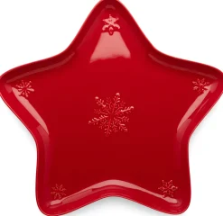 Weihnachtsschale sternförmig